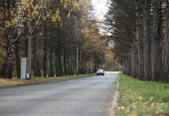 В новосибирском Академгородке от колеи избавили улицу Будкера