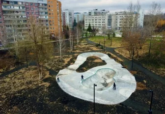 Новый сквер со скейт-парком открыли в новосибирском Академгородке 