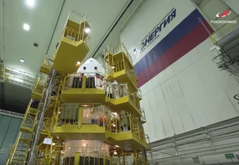 Новосибирский космонавт Анна Кикина «примерила» корабль перед полётом