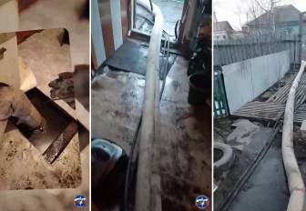 Спасатели 10 часов непрерывно качали воду в частном секторе Новосибирска