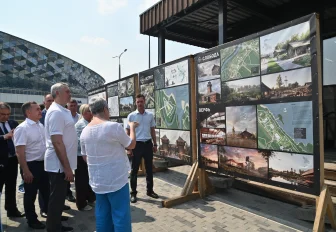 Перспективы парка «Усть-Тула» обсудили губернатор и мэр Новосибирска