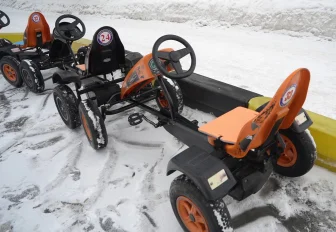 Детский автогородок с веломобилями открыли в левобережье Новосибирска