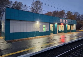 Новый зал ожидания открыли на остановочном пункте ПЛП под Новосибирском
