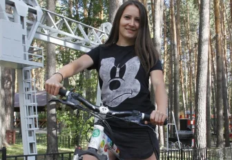 Леди на велосипеде Анна Шуйская: «Качу, куда хочу!»