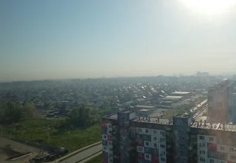 Новосибирск накрыло дымом от лесных пожаров в Красноярском крае