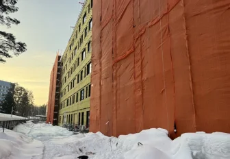 Общежитие возвели на месте снесённой физматшколы в Академгородке