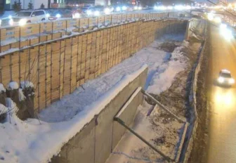 Мэр Кудрявцев: подпорную стену на Ипподромской отремонтируют в 2026 году