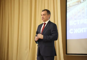 Об узле «Речной вокзал» рассказал мэр Кудрявцев на встрече с горожанами