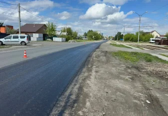 Сверхпрочный асфальт на улице Связистов тестируют в Новосибирске 