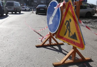 Колею на Красном проспекте в Новосибирске ликвидируют во время ремонта