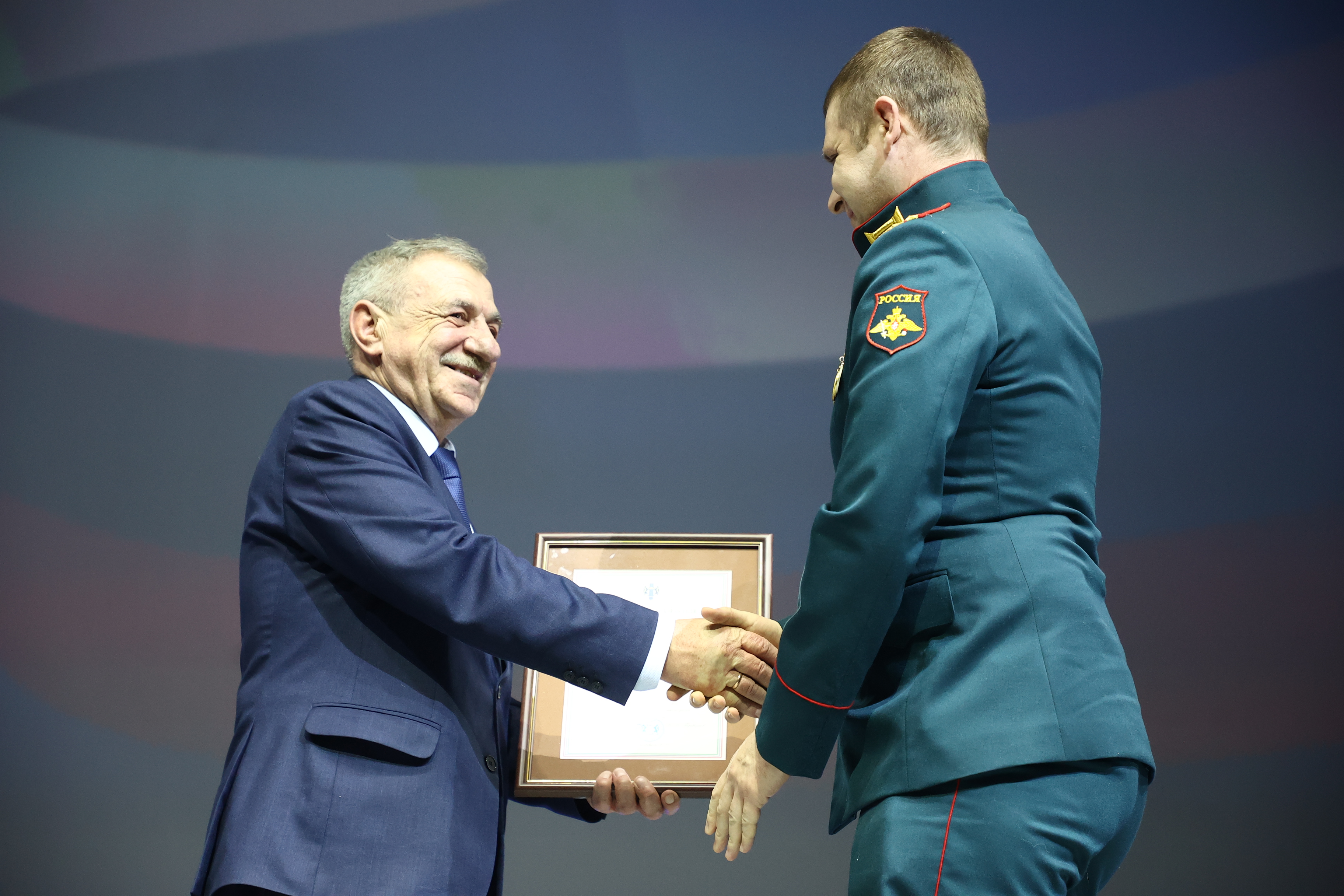 На торжественном собрании в честь Дня защитника Отечества