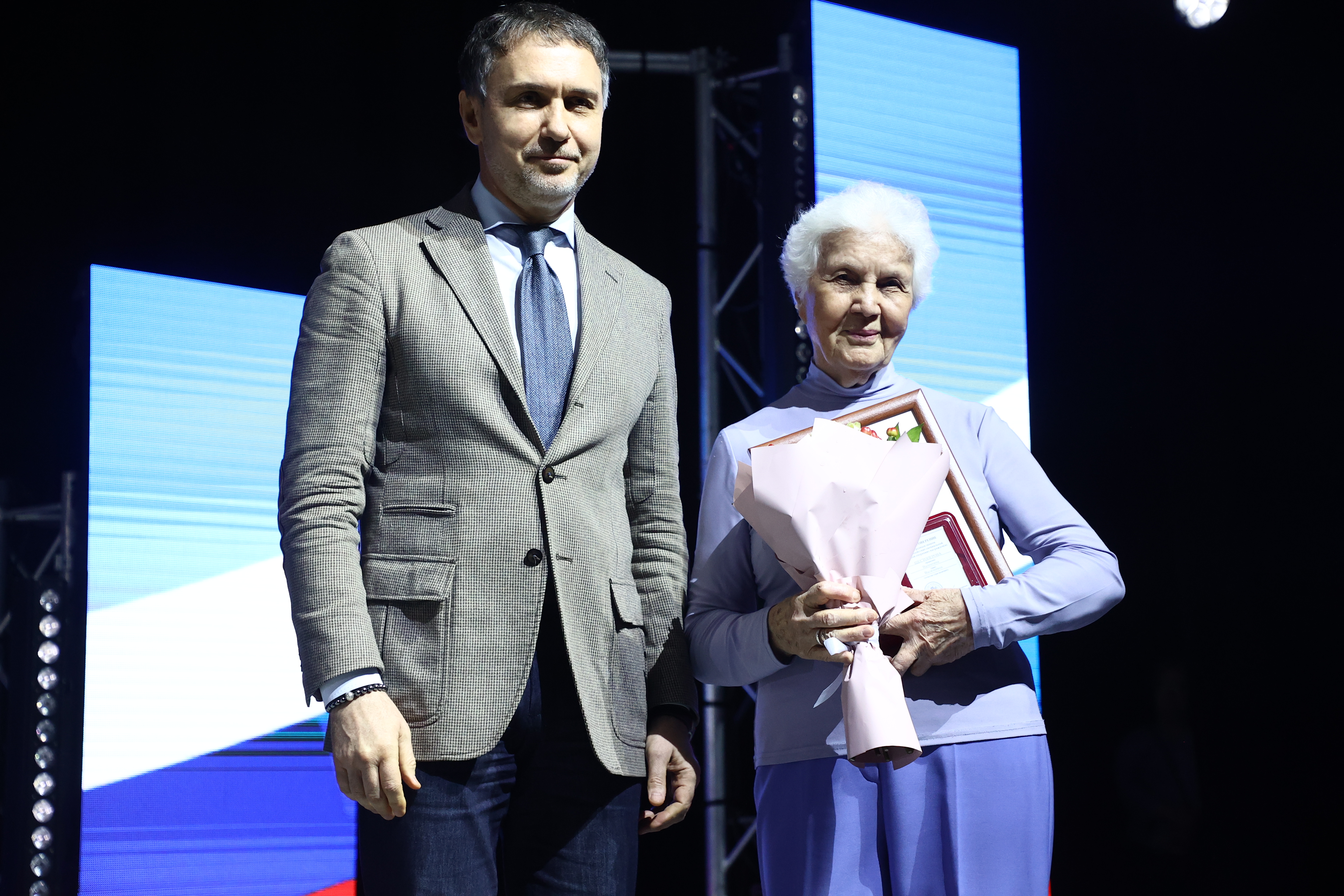 На торжественном собрании в честь Дня защитника Отечества