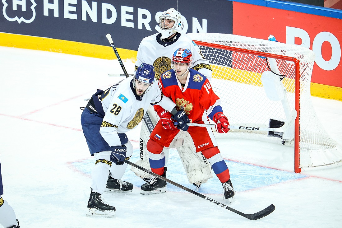 Матч между Россией и Казахстаном