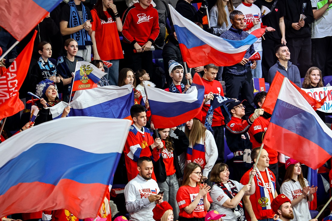 Матч между Россией и Казахстаном