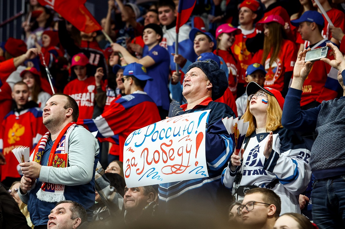 Матч между Россией и Казахстаном