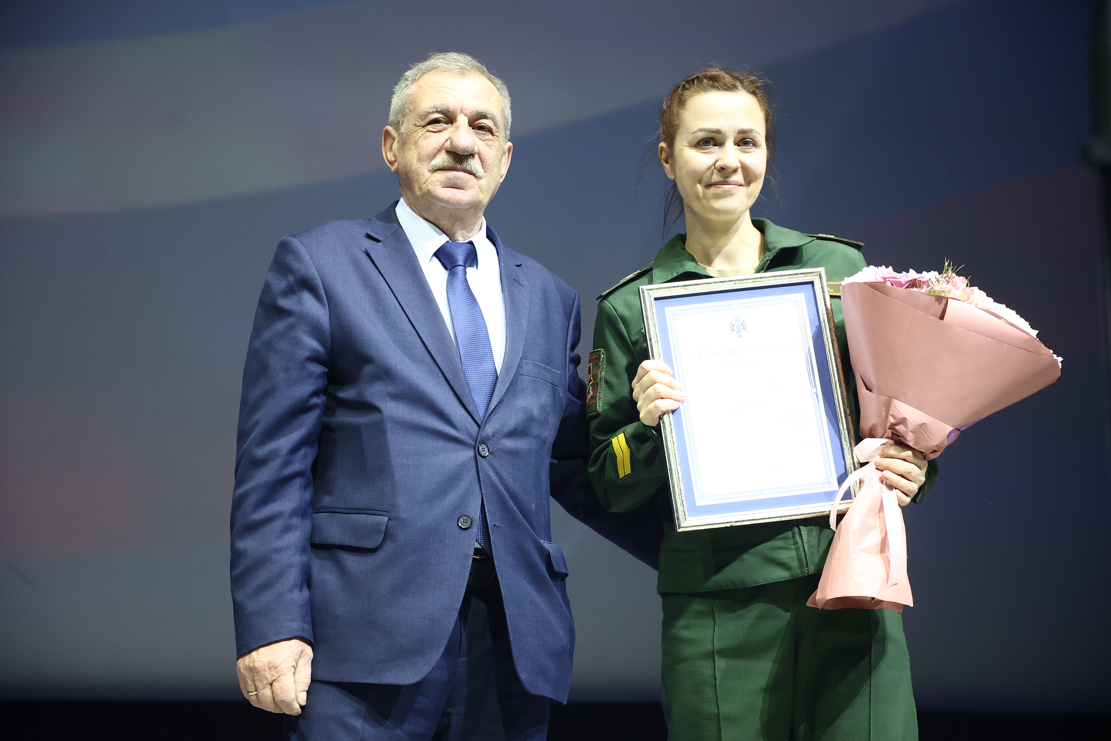 На торжественном собрании в честь Дня защитника Отечества