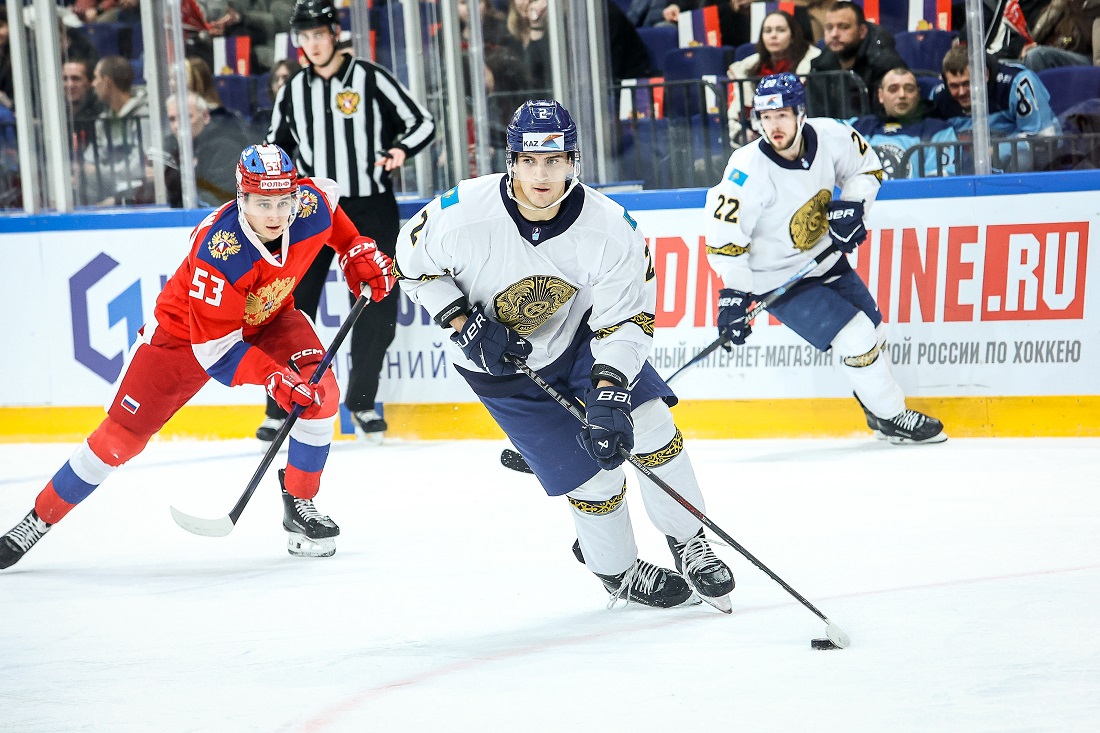 Матч между Россией и Казахстаном