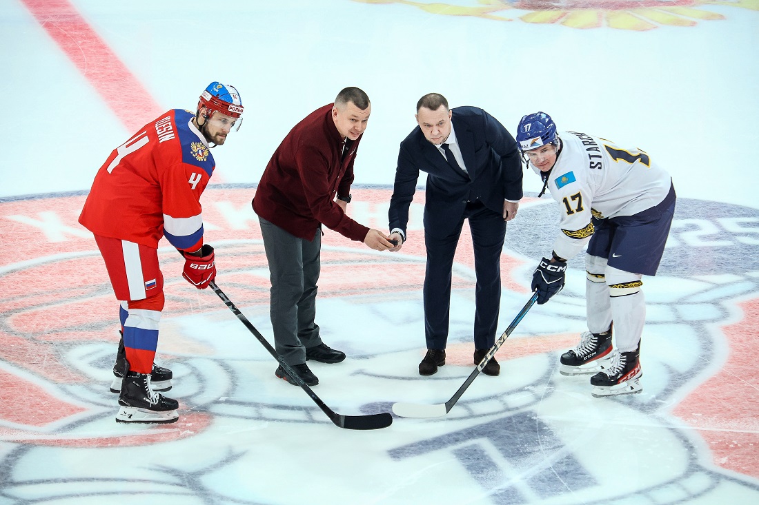 Матч между Россией и Казахстаном