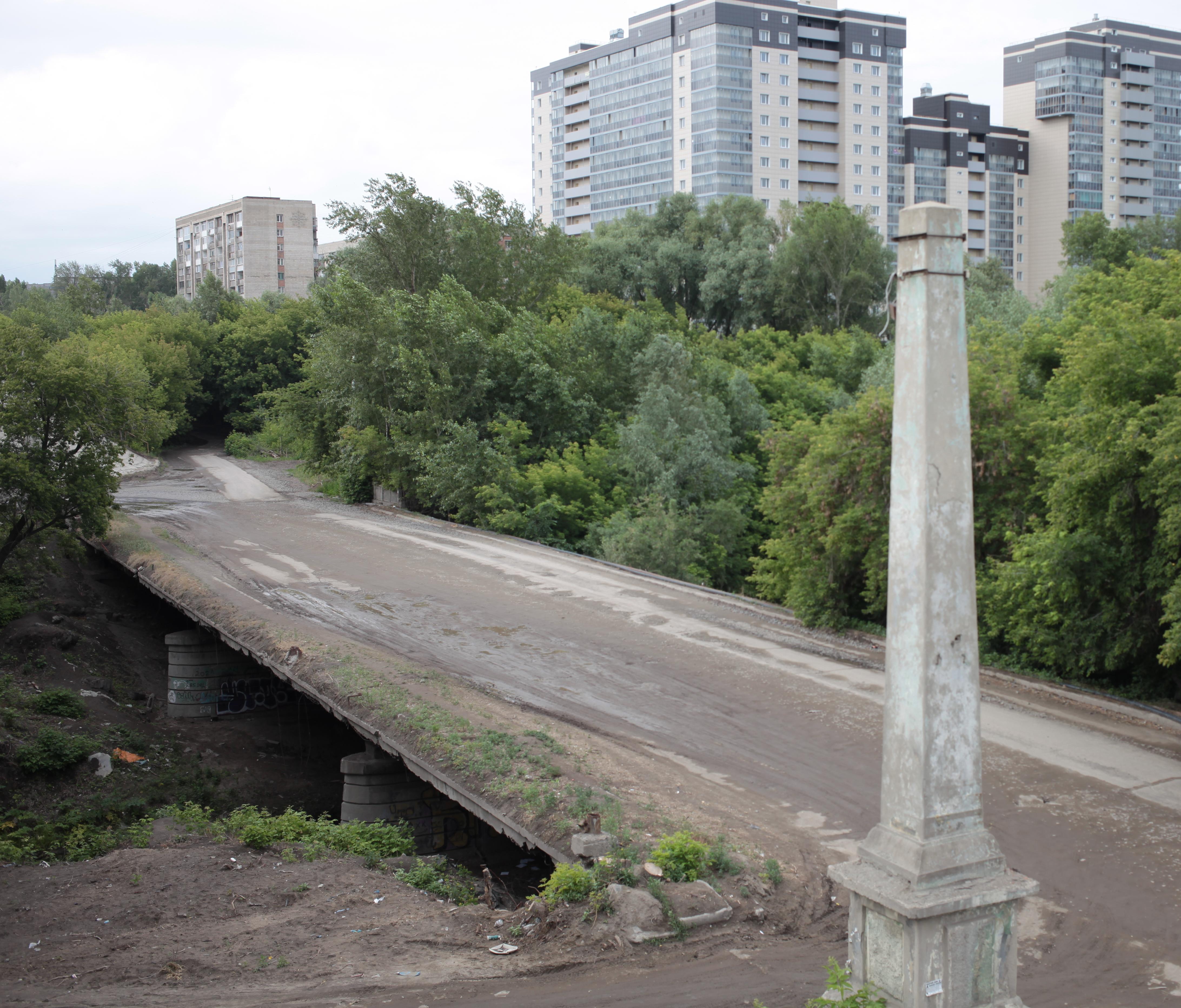 Старый мост через Тулу в Новосибирске перекроют и разберут