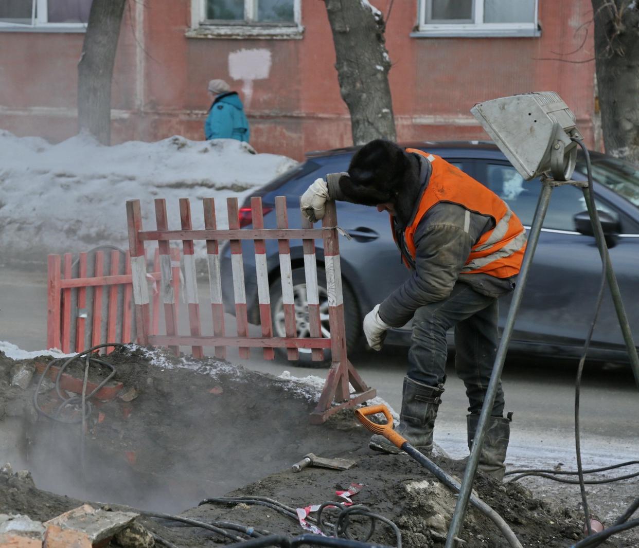 Напротив ДК «Металлург» в Ленинском районе сузили проезд