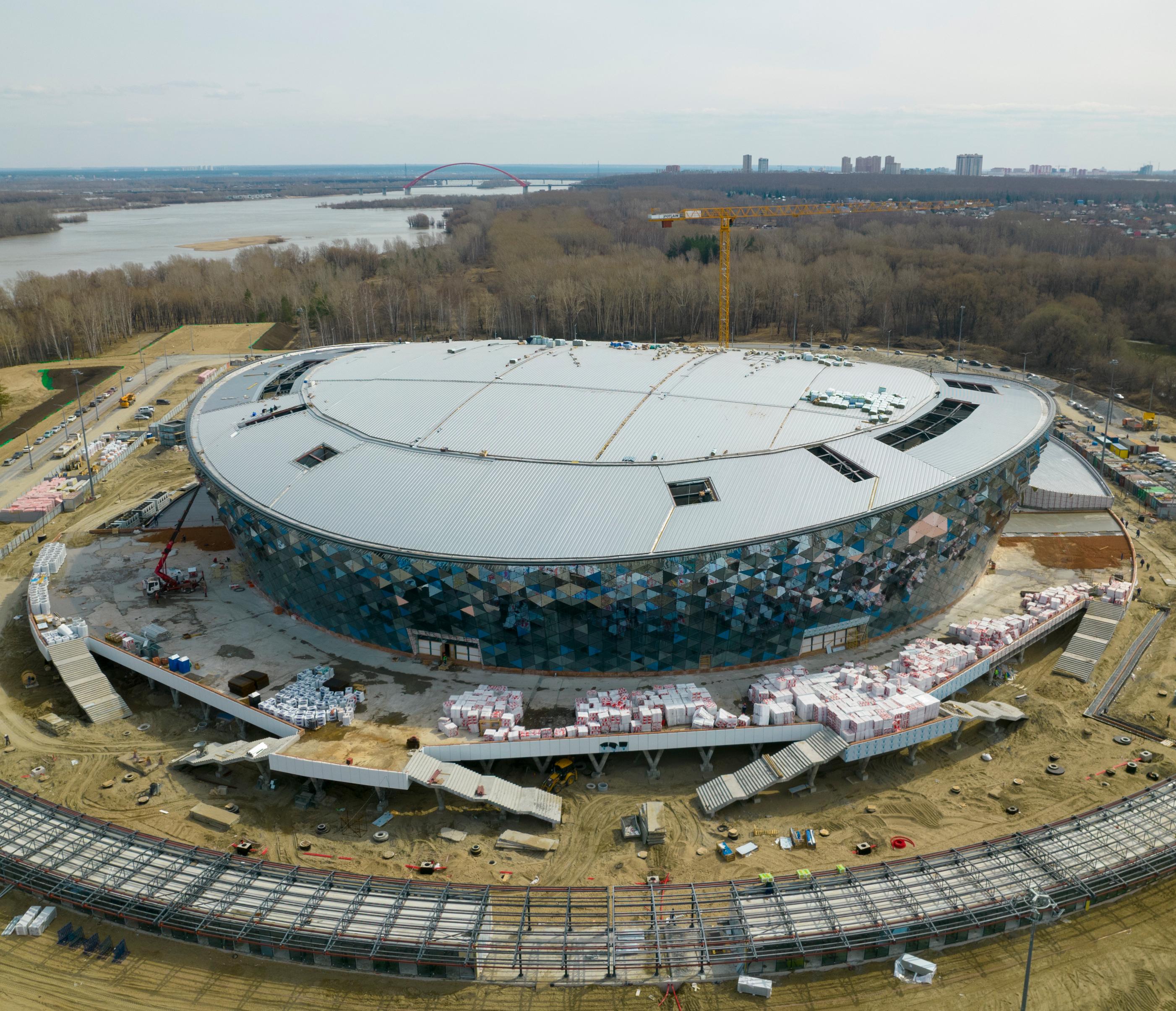 Тестовые матчи на новой ледовой арене в Новосибирске проведут в ноябре