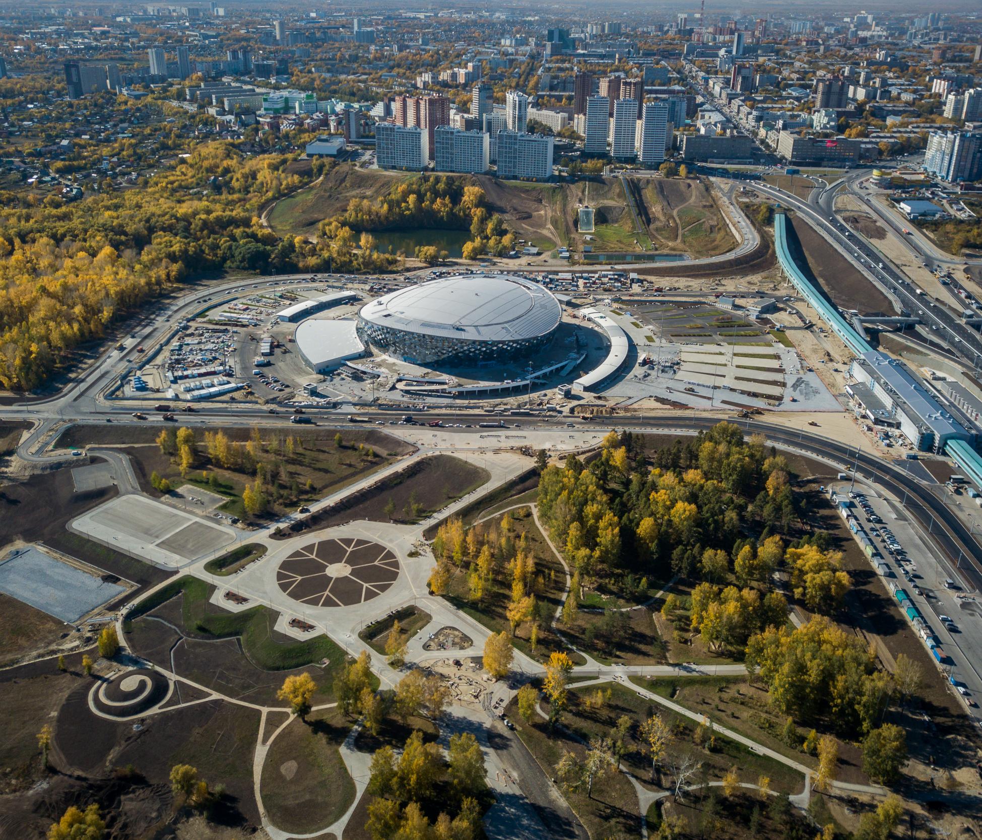 Парк «Арена», новый ЛДС и станцию «Спортивная» откроют одновременно