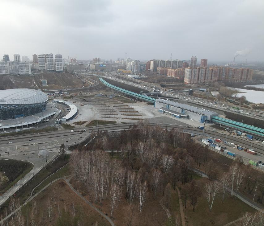 Что строят на горской под мостом