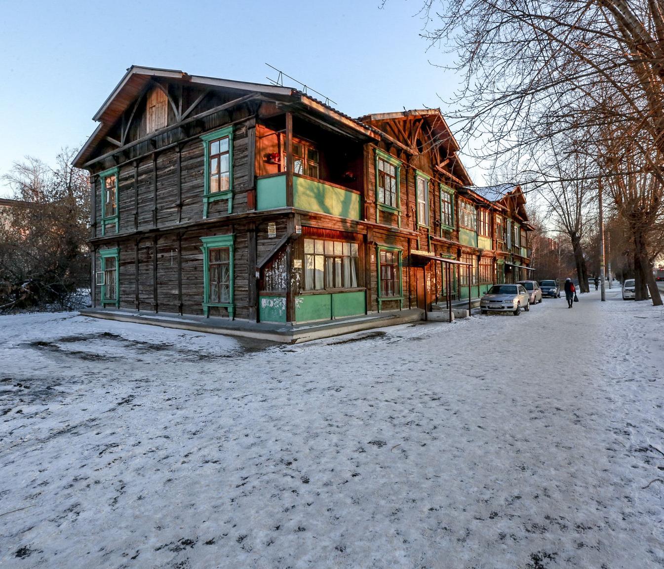 дома дерево из новосибирска (100) фото