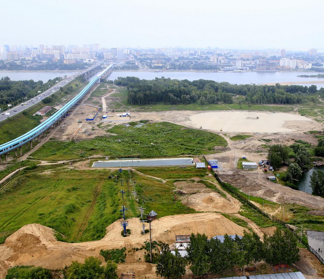 Что строят возле октябрьского моста