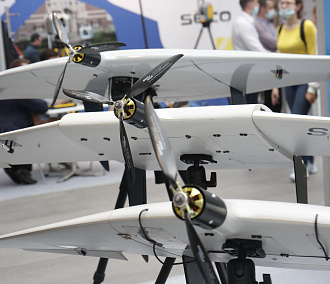 Многоцелевые дроны показали на выставке в Экспоцентре
