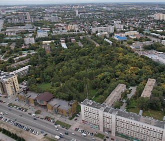 Детскую площадку оборудуют в сквере Сибиряков-Гвардейцев в Новосибирске
