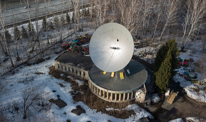 Огромную «тарелку» в Бугринской роще включили в список памятников