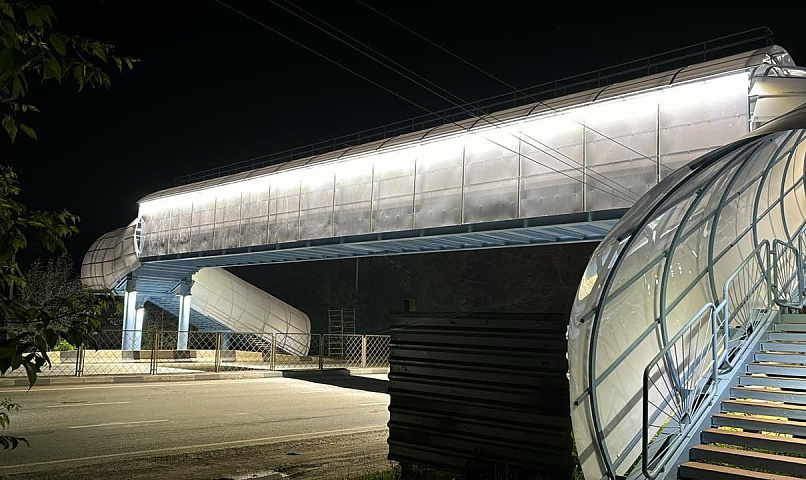 Два пешеходных моста над Бердским шоссе отремонтируют до конца 2025 года
