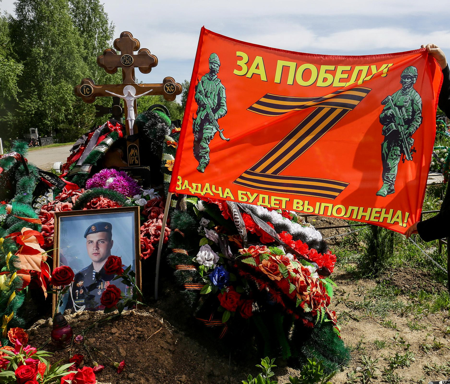 Стелу Героям установят в новом военном квартале Гусинобродского кладбища