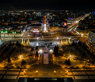 Главную ёлку Новосибирска откроют 22 декабря в Театральном сквере