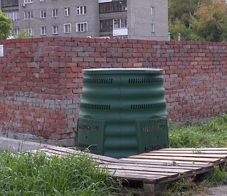 Компостеры для органических отходов появились во дворах Новосибирска