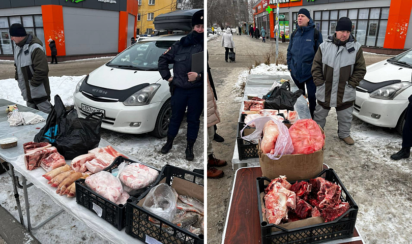 Придорожную торговлю мясом пресекли на Затулинке