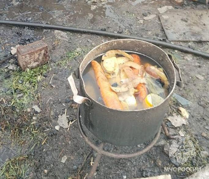 В Красной гриве под Новосибирском случился пожар из-за пищи для скота