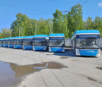 16 новых троллейбусов выйдут на удлинённый маршрут №7 в Новосибирске