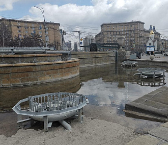 В Новосибирске готовят к открытию городские фонтаны