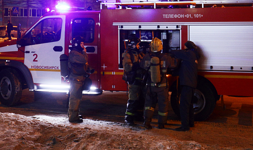 На Телецентре снова загорелся «евробарак»: пожарные спасли семерых