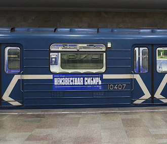 Четыре вагона метро Новосибирска украсили удивительными фото Сибири