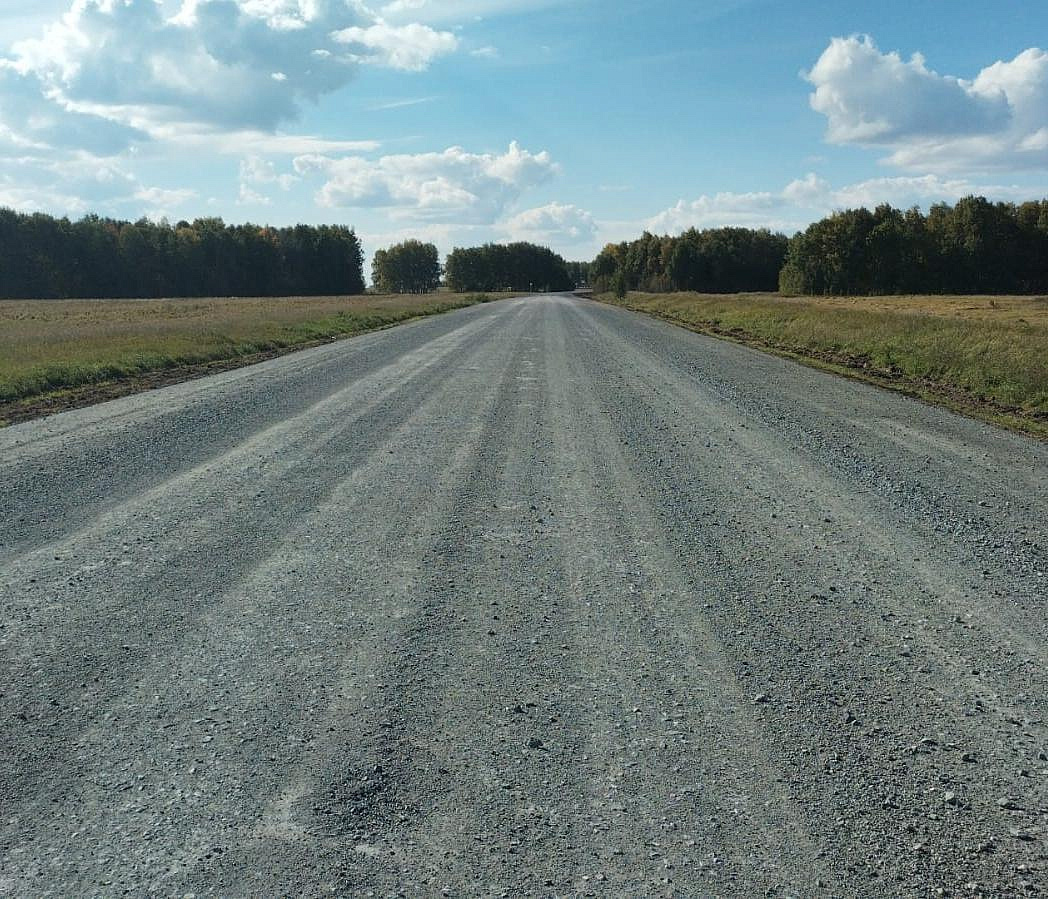 Участок столетнего Московского тракта обновили в Новосибирской области