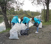 150 мешков мусора собрали на берегу Оби под Бугринским мостом