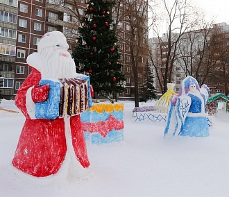 Лучший снежный городок в Новосибирске получит 350 тысяч рублей