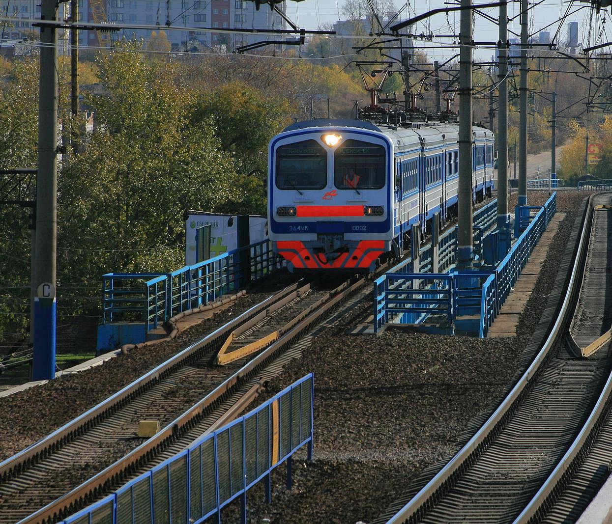 Ремонт путей изменил график электрички из Дупленской до Новосибирска