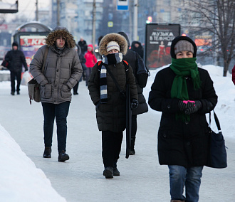 Гигантский антикциклон заблокировал лютый холод над Новосибирском
