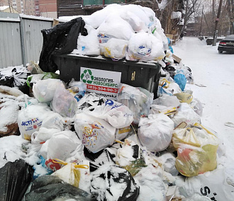 Проблемы с вывозом мусора в Ленинском районе объяснили техническим сбоем