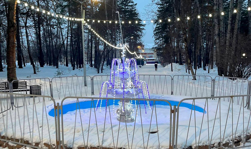 Повреждённую вандалами иллюминацию восстановили в Новосибирске