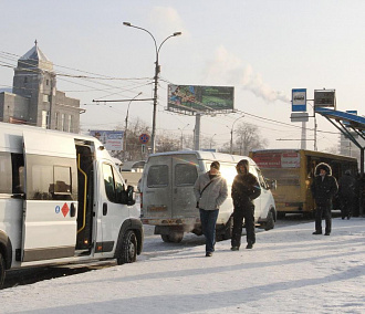 Две новосибирские маршрутки изменят схему движения с 9 апреля